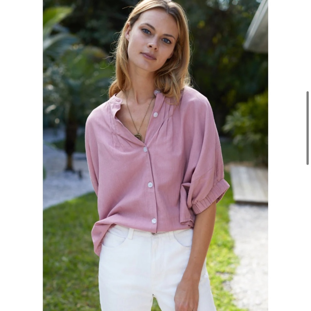 Emerson Fry Mandarin Collar top